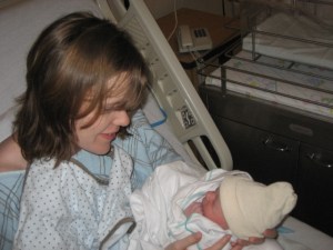 Meeting the boy who made me a mom.